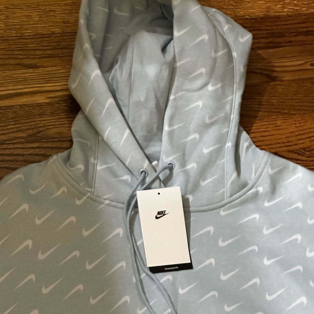 Nike Sportswear Phoenix Fleece Over-Oversized Printed Hoodie - Picture 6 of 8